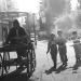 three boys and peanut cart