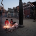 children making fire